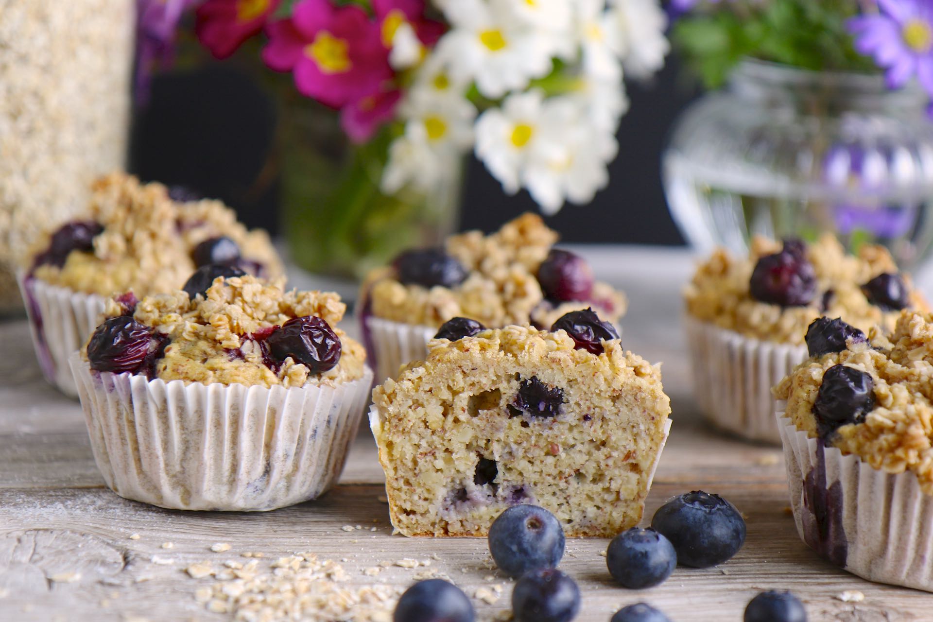 Gesunde Heidelbeer Muffins ohne Zucker | Mrs Flury - gesund essen &amp; leben