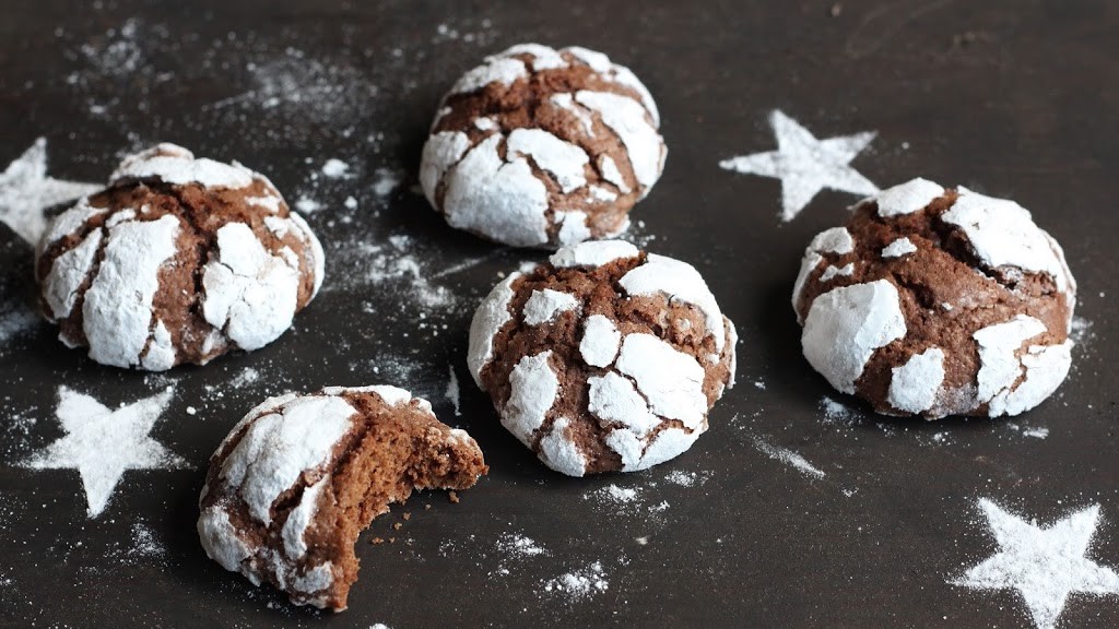 Snowcap Cookies Schoko Kekse Mrs Flury vegan