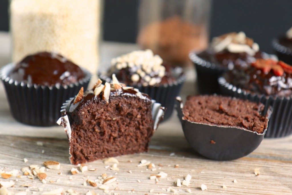 Schoko Muffins gesund, ohne Zucker, ohne Mehl Mrs Flury gesunde
