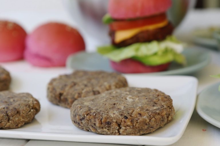 Vegane Burger Patties aus Bohnen gesund und lecker Mrs Flury