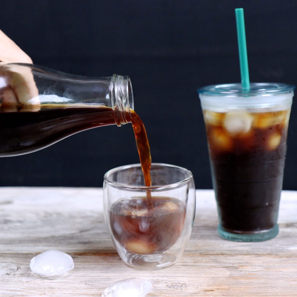 Cold Brew Coffee Eiskaffee Zubereitung Mrs Flury gesunde Rezepte