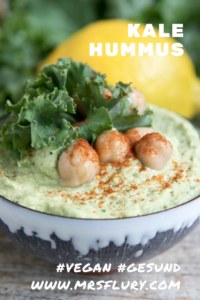 Kale Hummus Rezept gesund und einfach