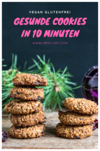 Gesunde Cookies in 10 Minuten vegan