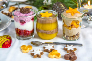 Gesunde Desserts / Nachspeisen im Glas für Weihnachten Mrs Flury
