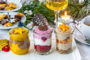 Gesunde Desserts / Nachspeisen im Glas für Weihnachten Mrs Flury