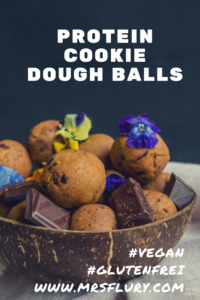 Protein Cookie Dough Balls vegan zuckerfrei