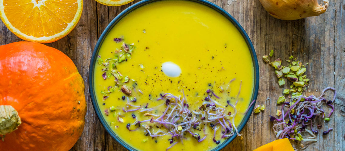 Kuerbissuppe Mrs Flury