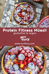 Fitness Protein Müesli Rezept vegan Mrs Flury