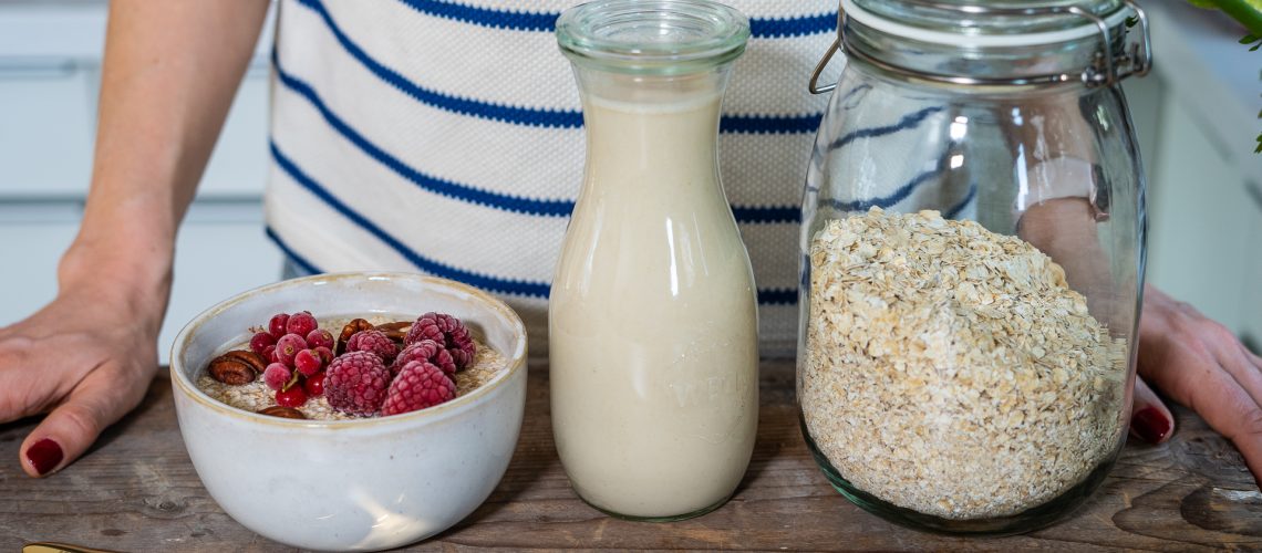 Hafermilch selber machen / Milchalternative Mrs Flury Rezept