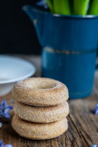 gesunde Donuts ohne Frittieren, vegane Donuts
