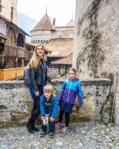 Familienausflug in die Westschweiz -Schloss Chillion Mrs Flury