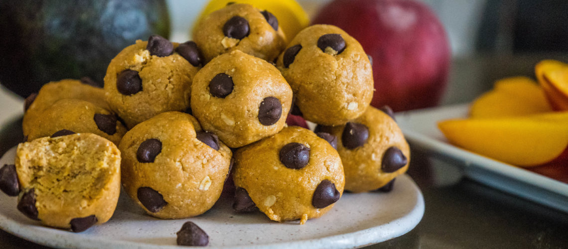 Gesunde Erdnussbutter Bliss Balls Mrs Flury
