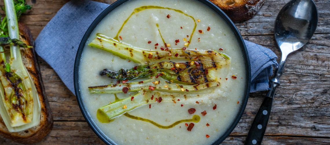 Gesunde Fenchel Birnen Suppe basisch, vegan Mrs Flury Rezept