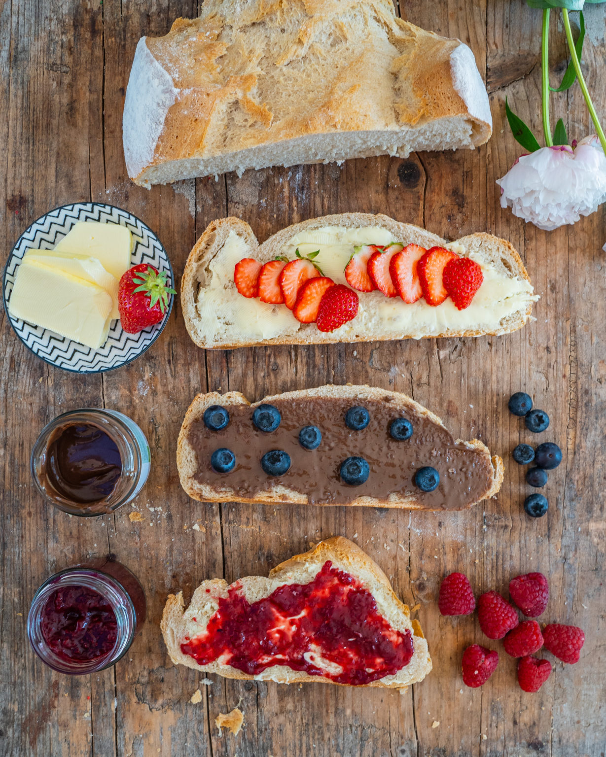 Knuspriges Bauernbrot - Rezept Hausbrot backen - Mrs Flury