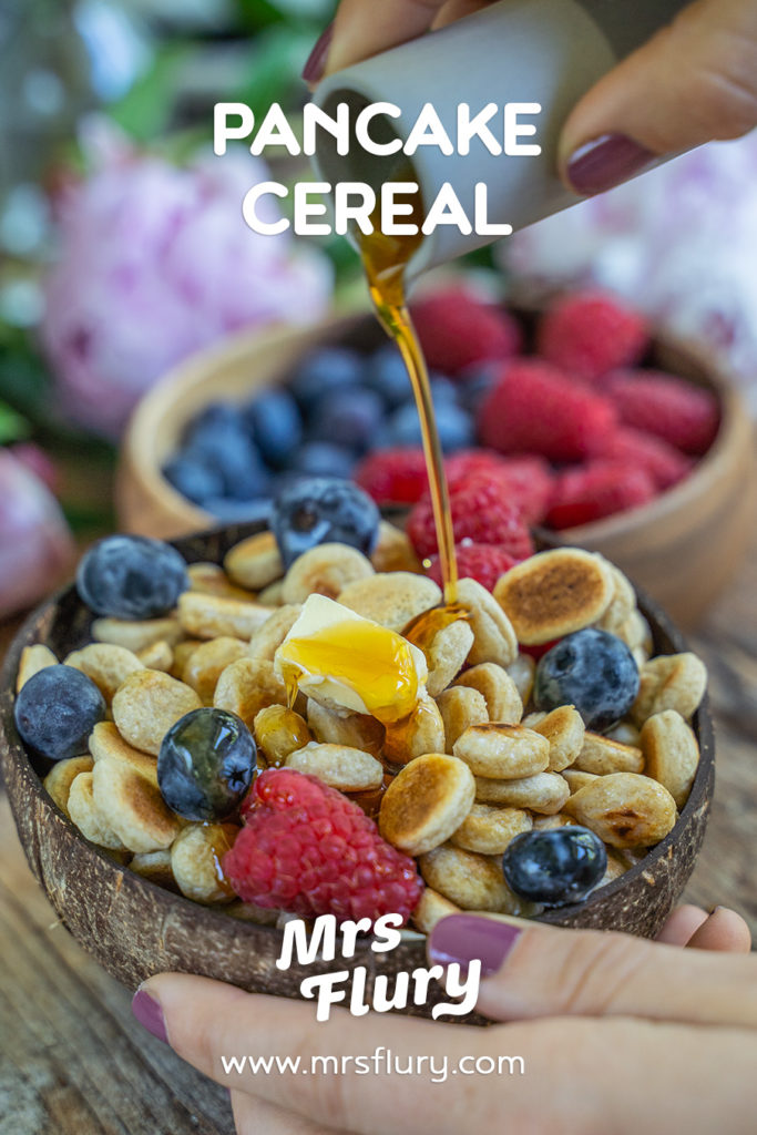 Pancake Cereal Rezept gesund und vegan Mrs Flury