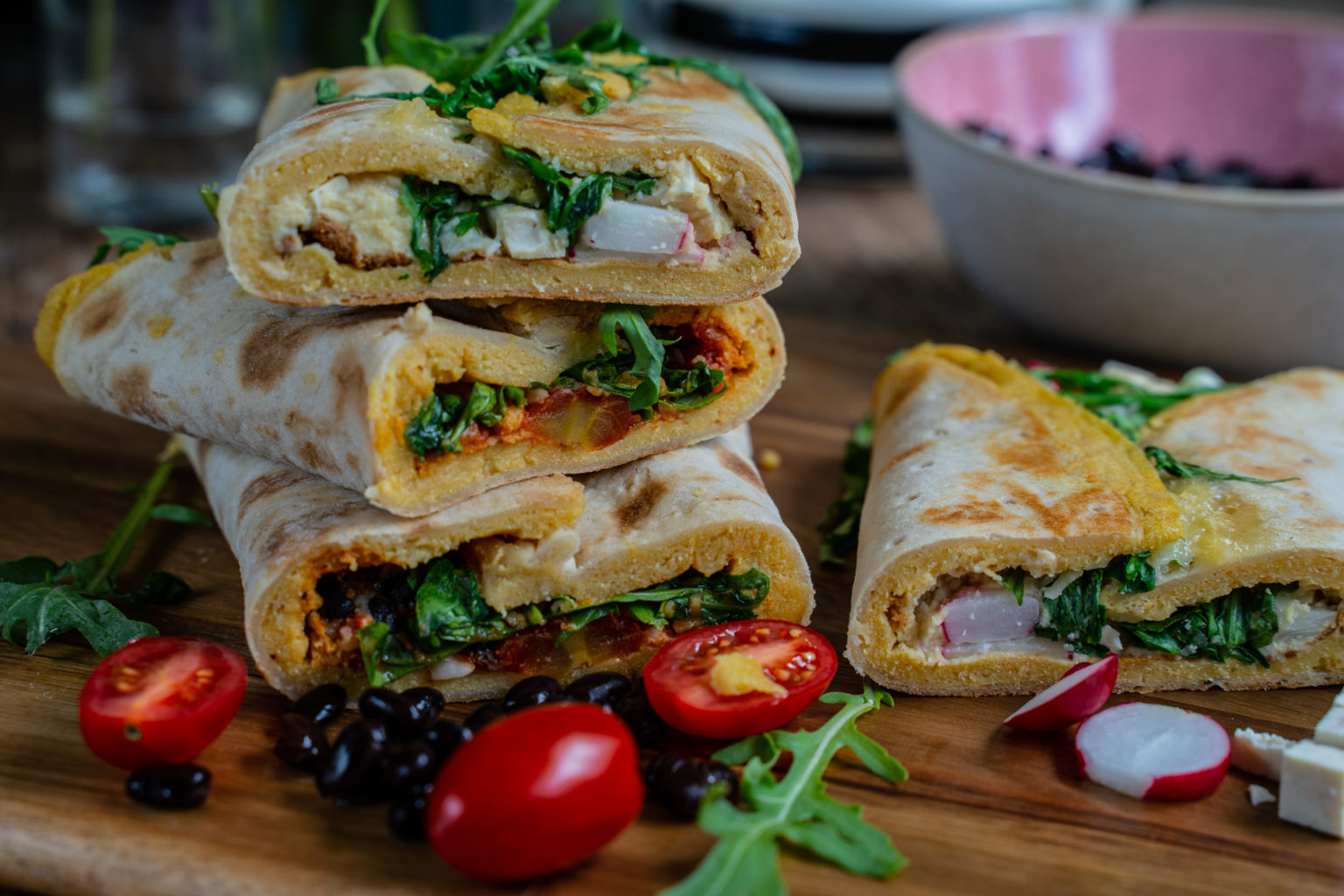 Protein Wraps vegan - 2 gesunde Varianten - Mrs Flury