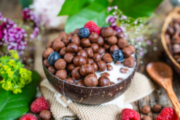 Choco Pops vegan - Knusperkugeln Cerealien Rezept Mrs Flury