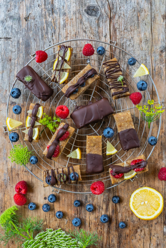 Cashew Zitronen Protein Riegel - nur 4 Zutaten Mrs Flury Rezept