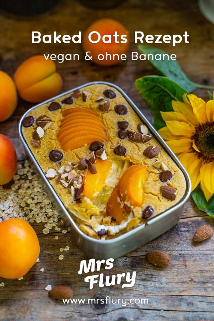 Baked Oats Rezept ohne Banane Vegan Mrs Flury