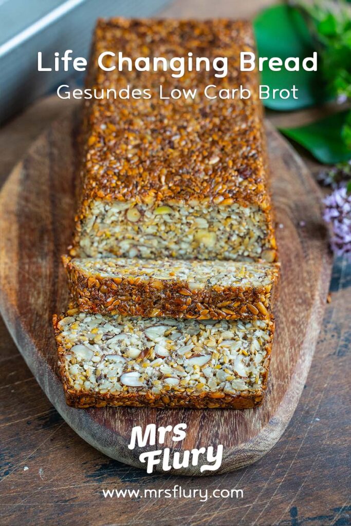 Life Changing Bread Low Carb Brot Vegan Rezept Mrs Flury