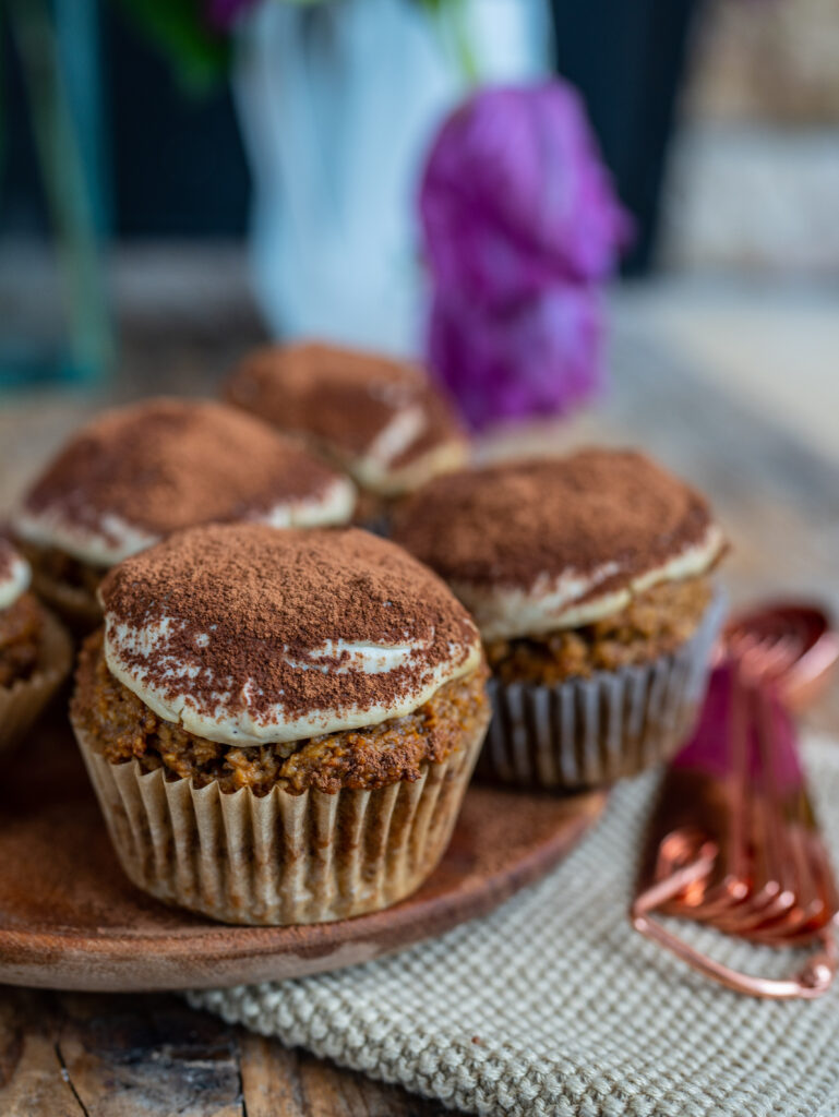 Tiramisu Muffins - gesund, vegan und glutenfrei Rezept Mrs Flury