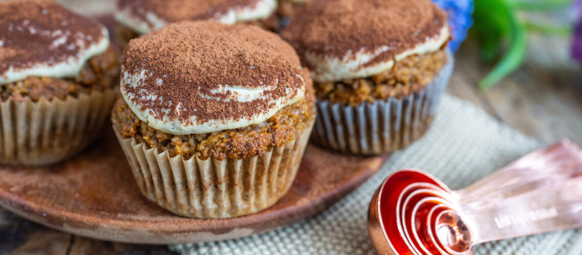 Tiramisu Muffins - gesund, vegan und glutenfrei Rezept Mrs Flury
