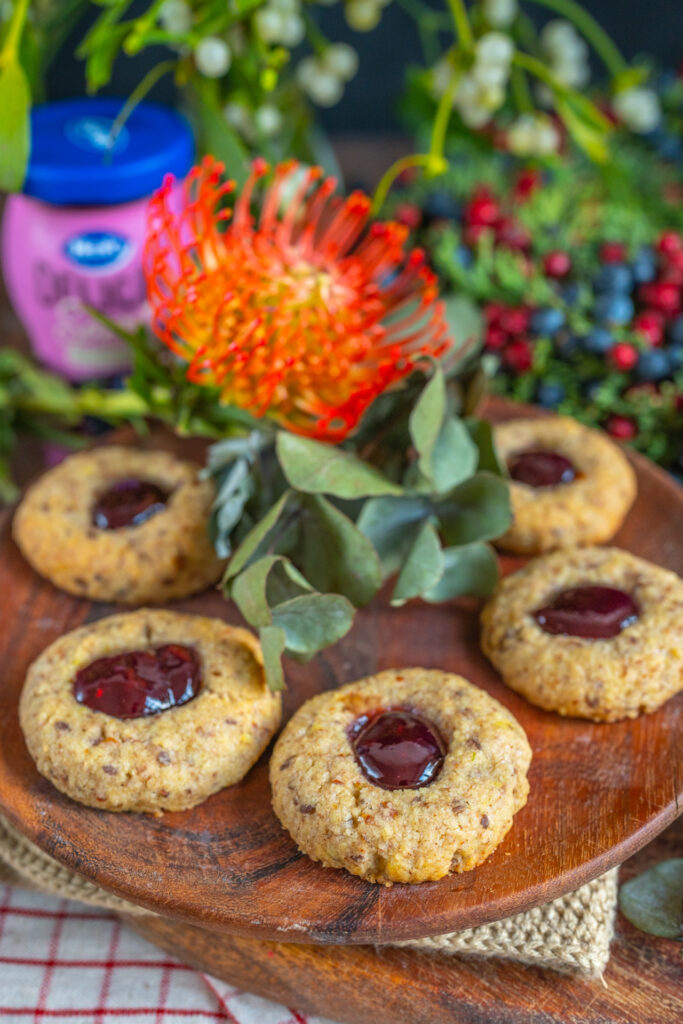 Linzer Törtchen Kekse - vegan &amp; glutenfrei - Mrs Flury - gesunde Rezepte