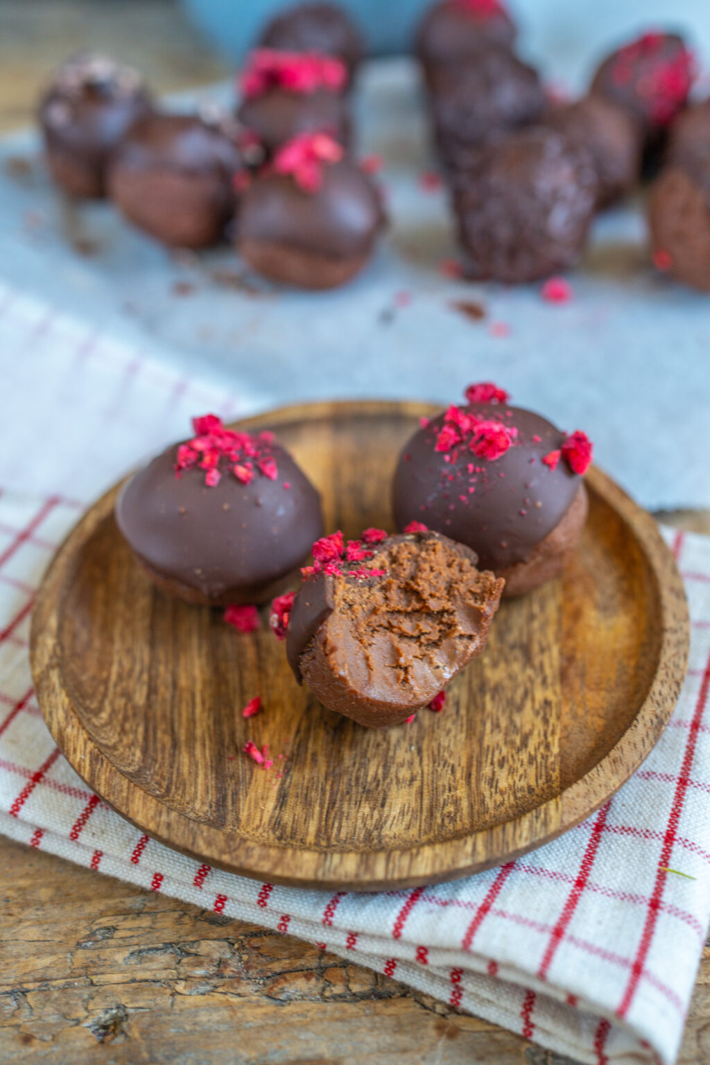 Gesunde Kichererbsen Trüffel - vegan 4 Zutaten - Mrs Flury