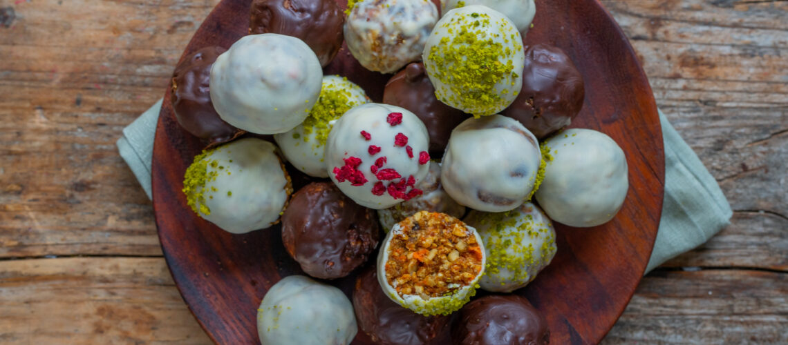 Carrot Cake Bites - Bliss Balls Mrs Flury