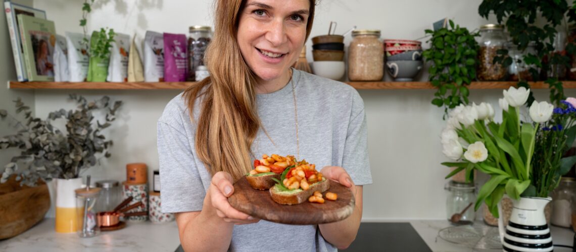 Beans on Toast - gesundes Frühstück Mrs Flury