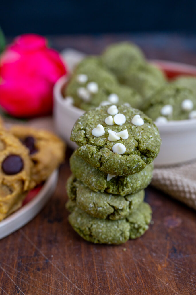 Matcha Cookies Rezept vegan und glutenfrei Mrs Flury