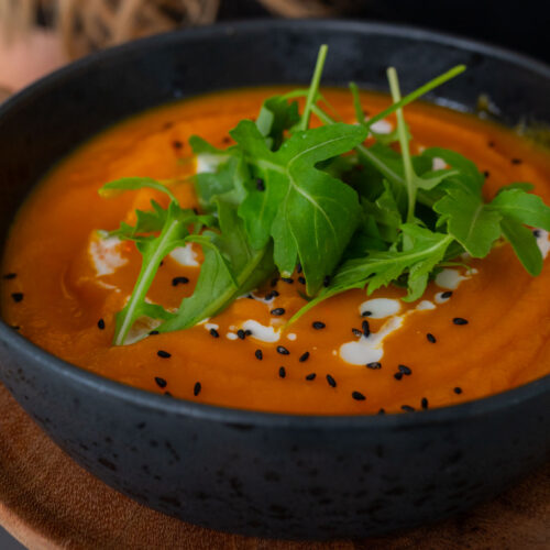 Kürbissuppe mit Miso - gesund und vegan - Rezept von Mrs Flury Kürbissuppe mit Miso - gesund und vegan - Rezept von Mrs Flury