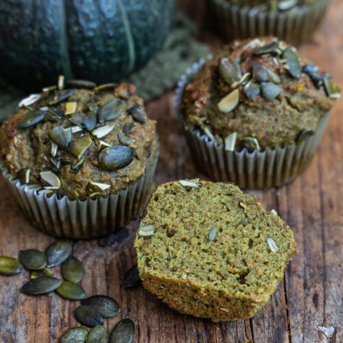 Kürbis Protein Muffins - vegan &amp; proteinreich Mrs Flury