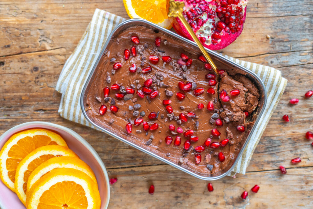 Lebkuchen Baked Oats gesund und vegan Mrs Flury