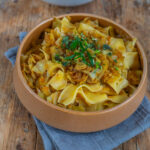 Krautfleckerl Rezept - Österreichische Hausmannskost - Kraut Nudeln vegan Mrs Flury