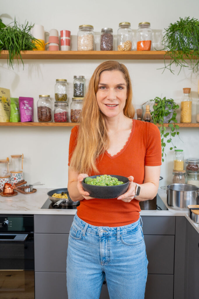 Super grüne Protein Pasta gesund und vegan Mrs Flury