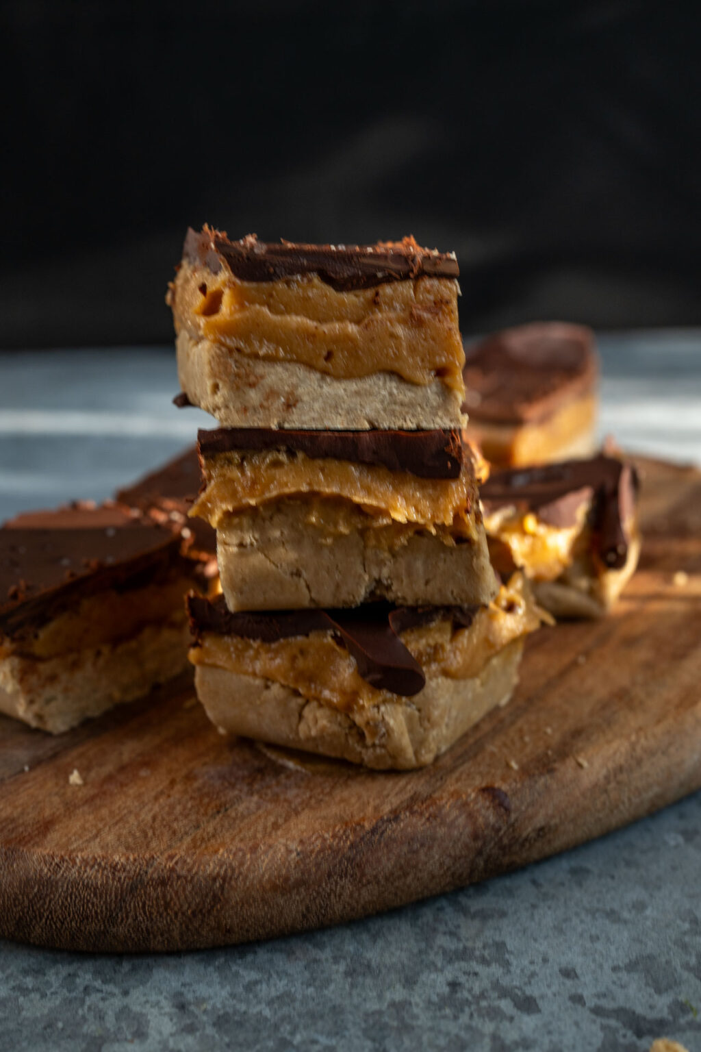 Twix Proteinriegel - gesunde Caramel Protein Bars - Mrs Flury