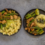 Blumenkohl Reis Basis Rezept gesund und vegan Mrs Flury