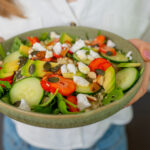 Leichter Quinoa Salat gesund und vegan Mrs Flury
