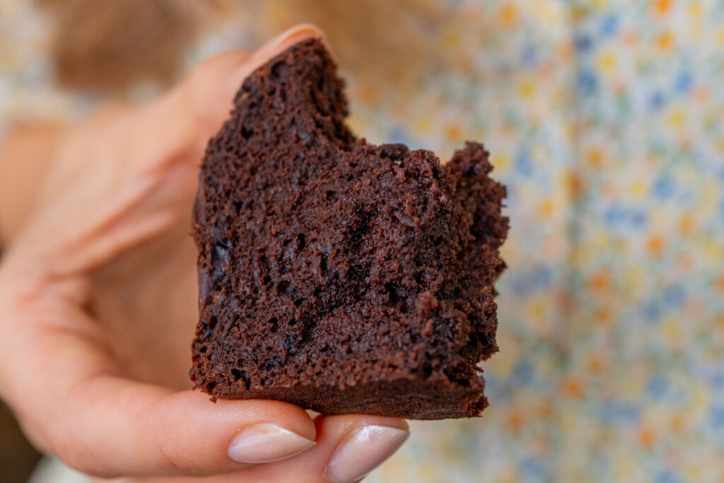Double Chocolate Bananenbrot - gesunder Schoko Bananenkuchen Rezept vegan Mrs Flury