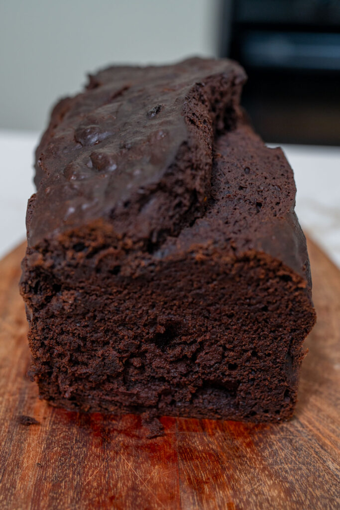 Double Chocolate Bananenbrot - gesunder Schoko Bananenkuchen Rezept vegan Mrs Flury
