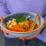 Ramen Nudelsuppe mit Tofu Rezept vegan Mrs Flury