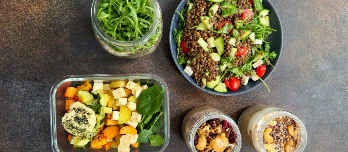 Gesundes Meal Prep für die Woche - 3 einfache und gesunde Rezepte zum Vorbereiten vegan Mrs Flury