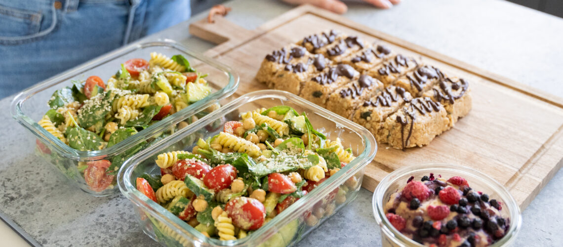 Proteinreiches Meal Prep - 3 Gesunde Rezepte zum Vorbereiten vegan Mrs Flury