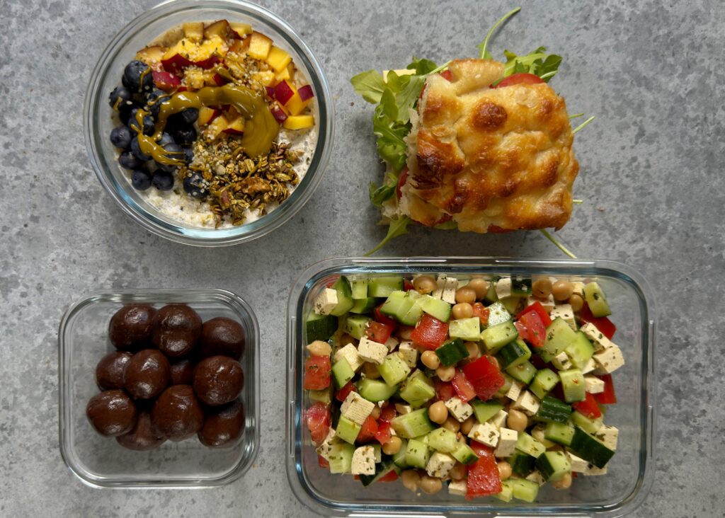 Gesundes Meal Prep für die Arbeit - 4 einfache Rezepte zum Vorbereiten Mrs Flury