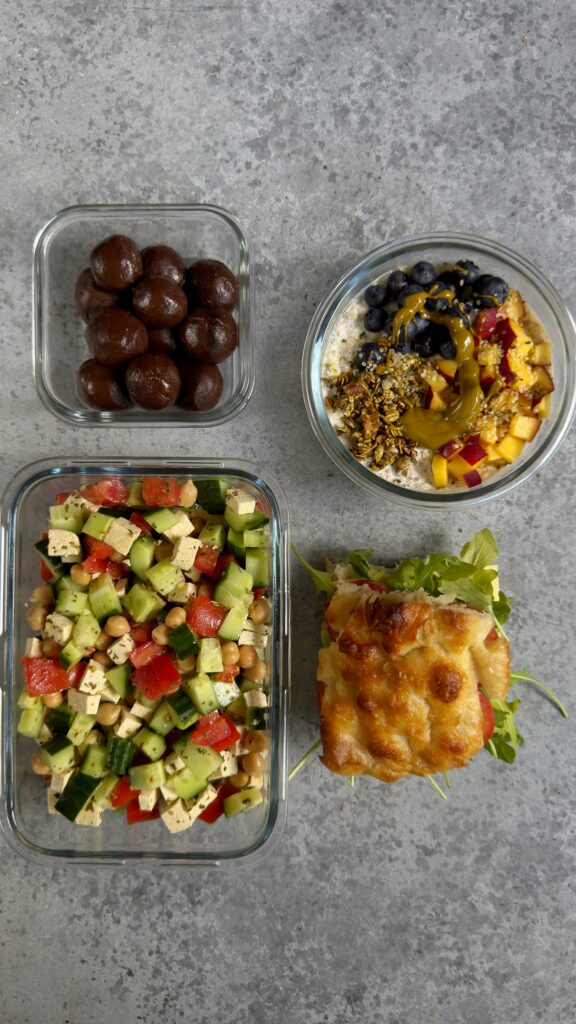 Gesundes Meal Prep für die Arbeit - 4 einfache Rezepte zum Vorbereiten Mrs Flury