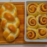 Veganer Zopf und Zimtschnecken - Ein Teig für 2 Rezepte, vegan backen Mrs Flury