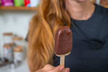 Protein Magnum Style Eis am Stiel gesund und vegan Mrs Flury