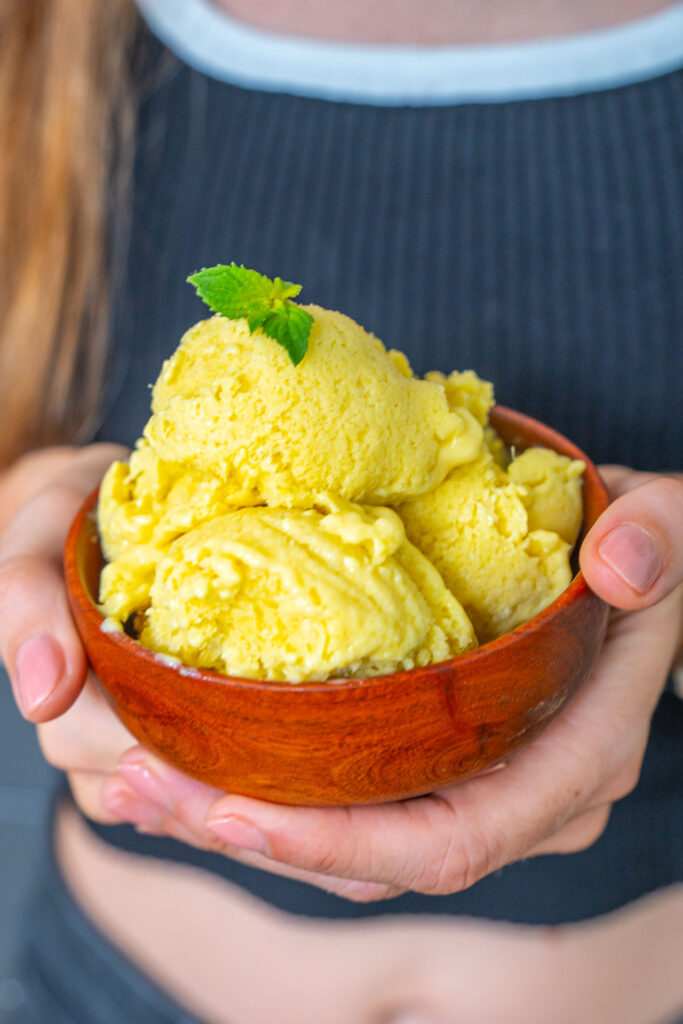 Mango Protein Eis – gesund, cremig und ohne Eismaschine Mrs Flury