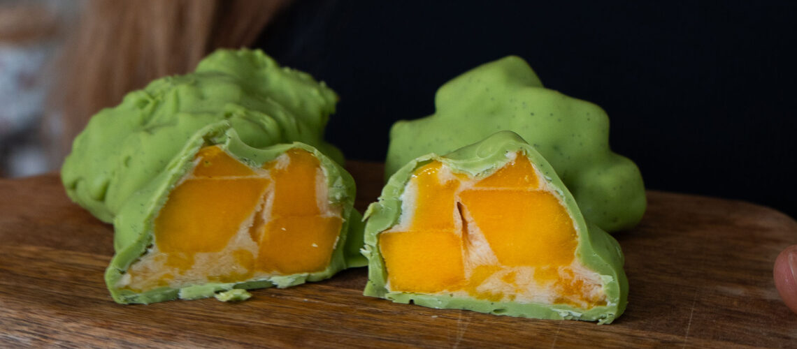 Mango Matcha Bites - Gesunder Sommer Snack Mrs Flury